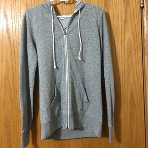 Light Grey VS Pink Zip-up Hoodie